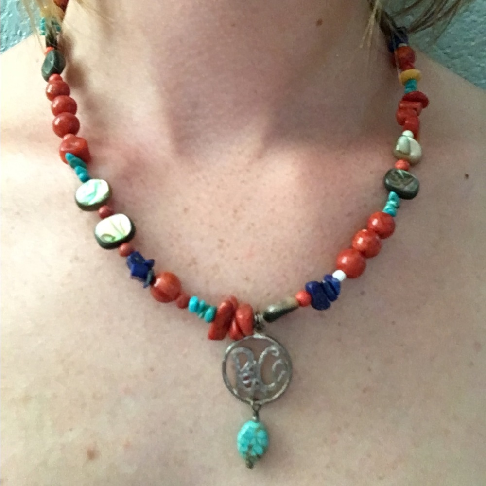 Peyote Bird necklace