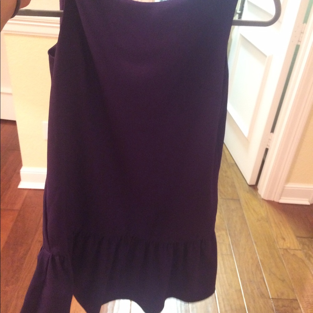 Dark purple going out dress