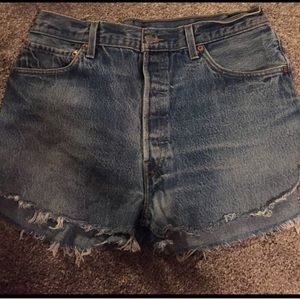 Vintage Levi's High Waisted Shorts