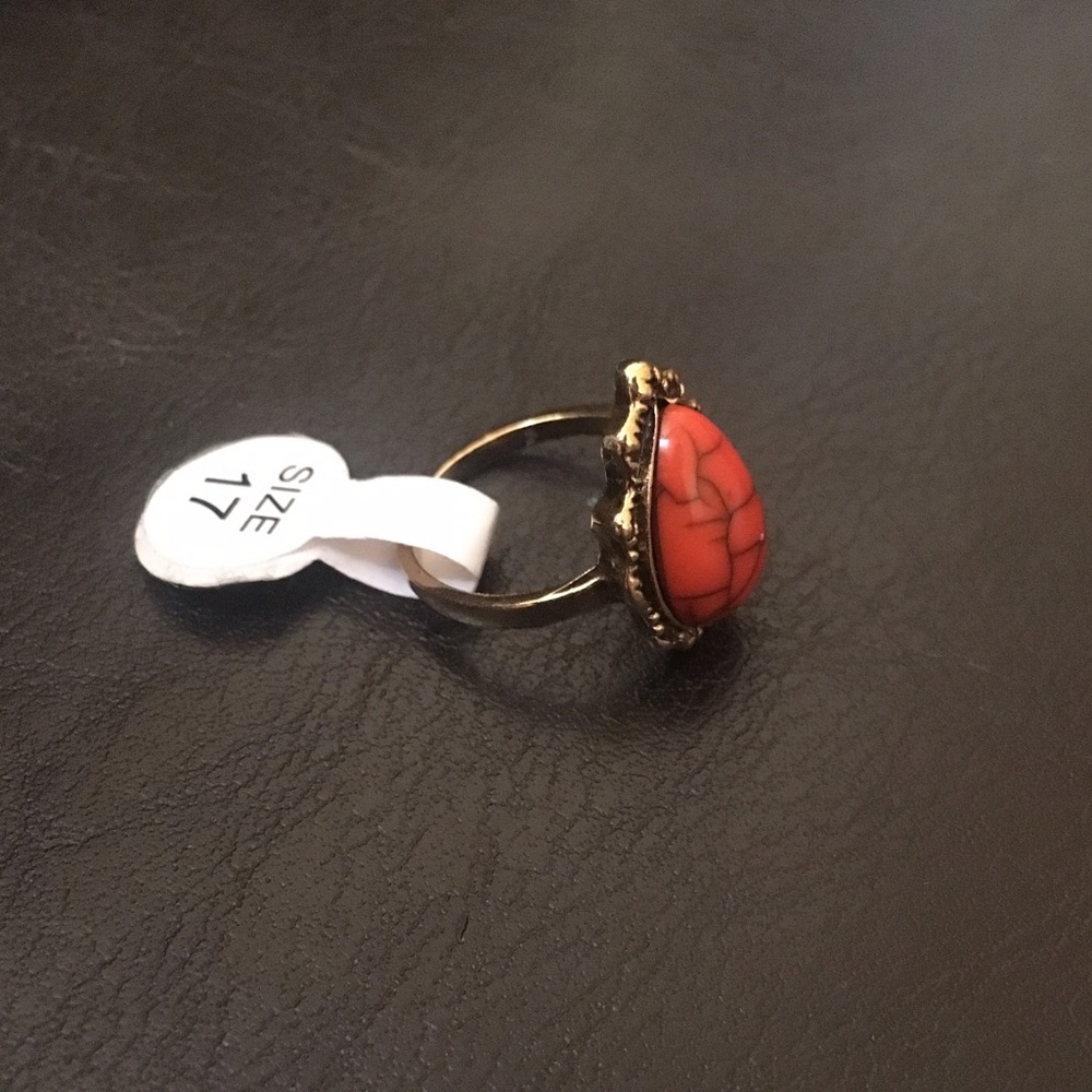 NWT Orange Gem Ring