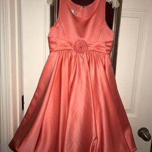 Coral girl's dress