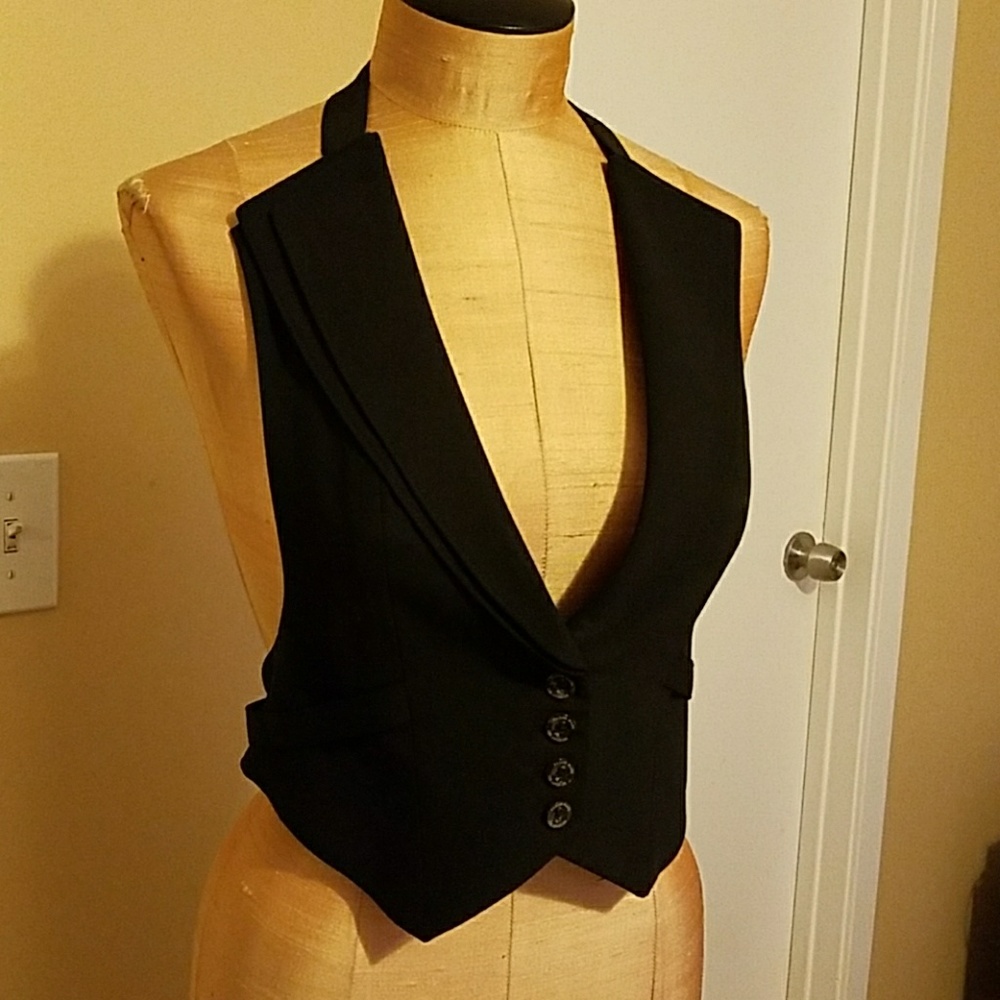 RARE Rock & Republic Tailor Made women's vest sz 2