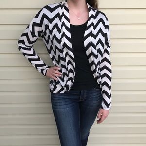 Charlotte Russe Chevron Cardigan