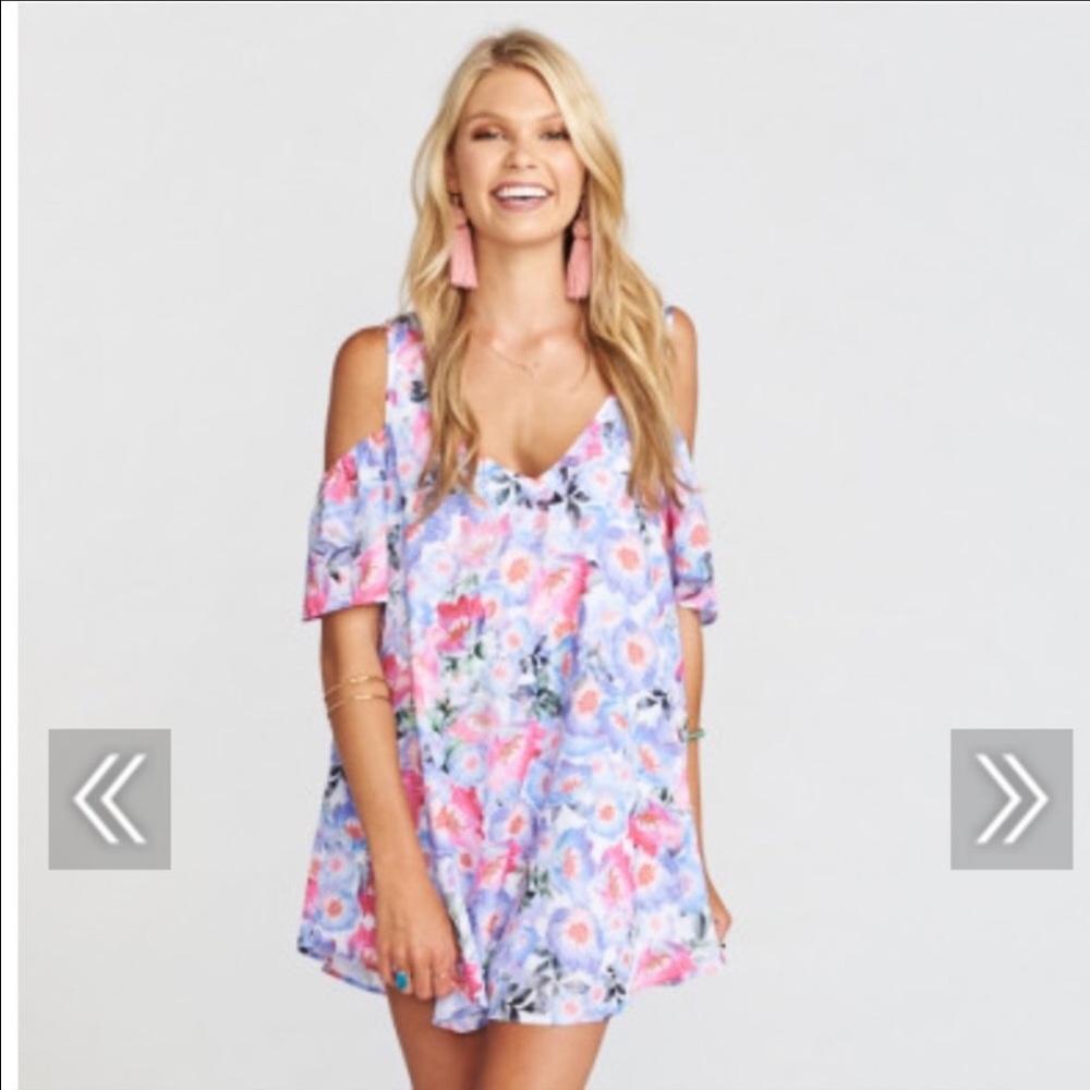 NWT Show Me Your MuMu Birdie Ruffle Dress- Small
