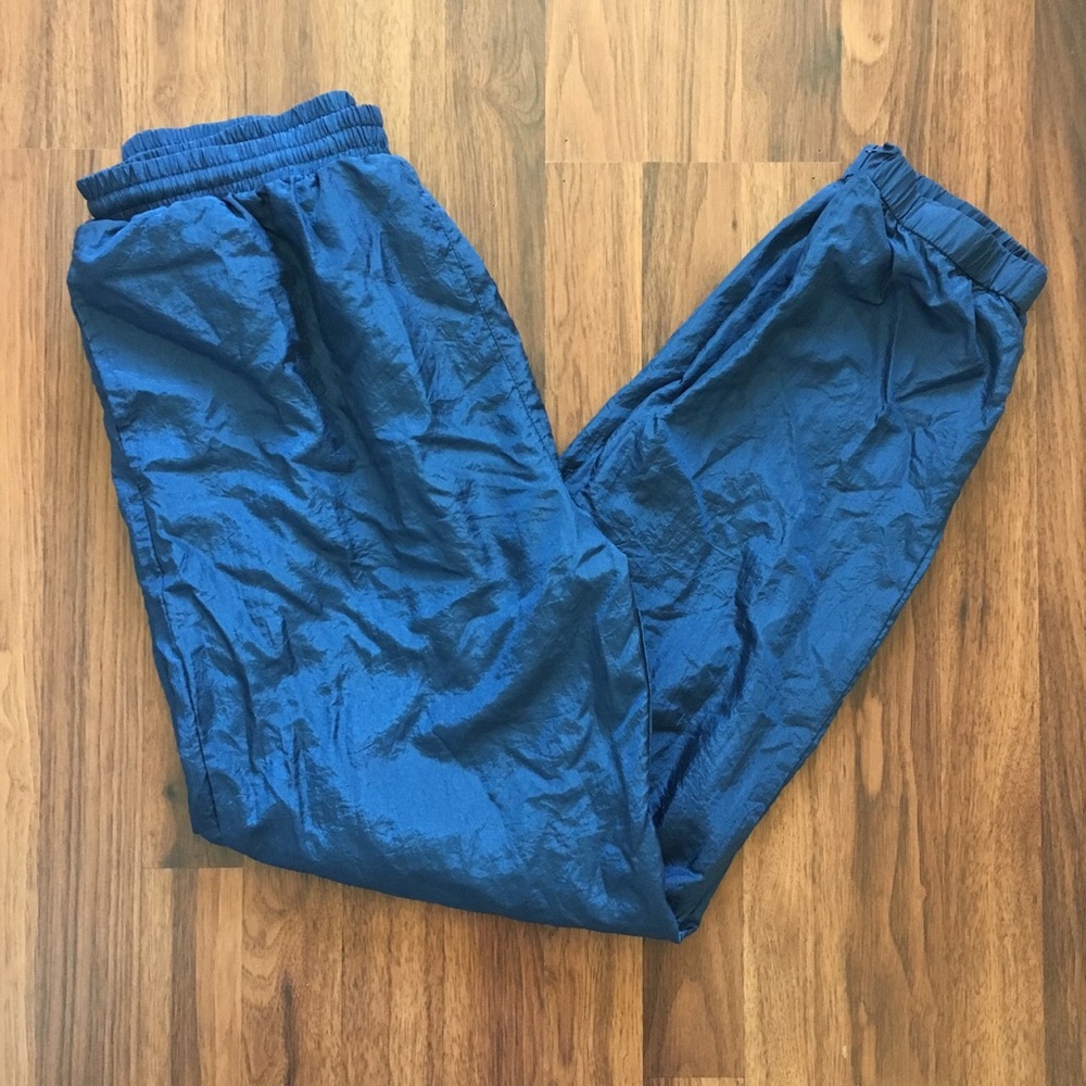 Pastel Blue Windbreaker Pants