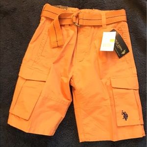 Boys orange shorts NWT(BOGO)