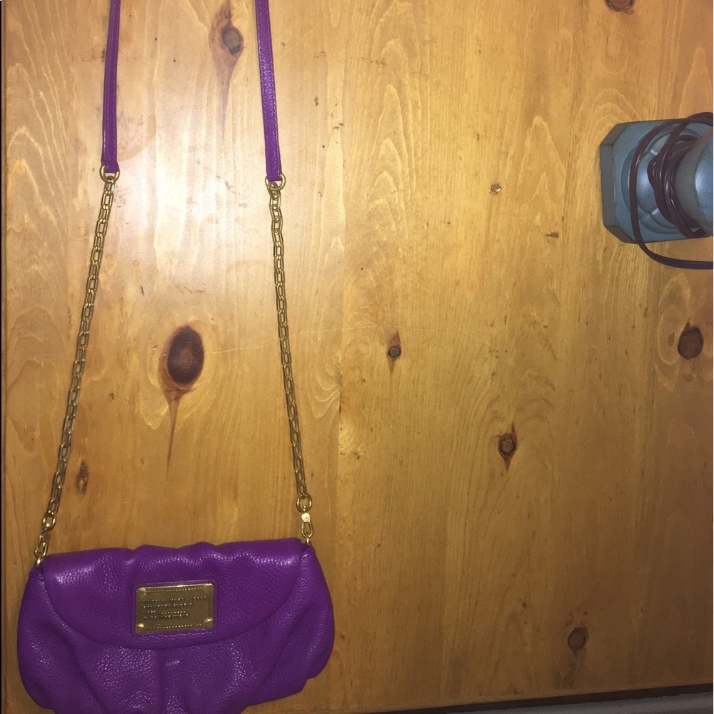 Marc by Marc Jacobs purple satchel purse mini