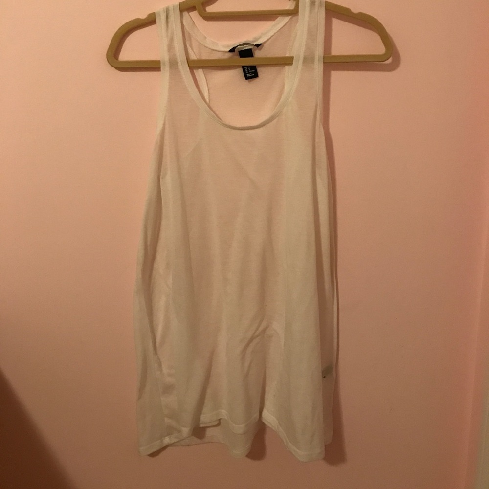 Flowy, sheer, H&M white beach cover up!