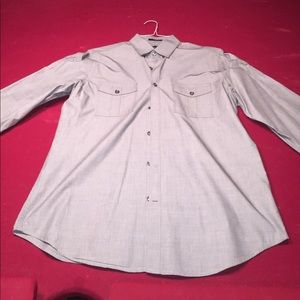 Men's modern fit button up