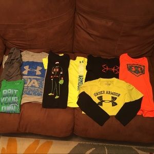 Boys Under Armour shirts