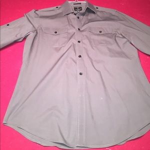 Men's modern fit button up