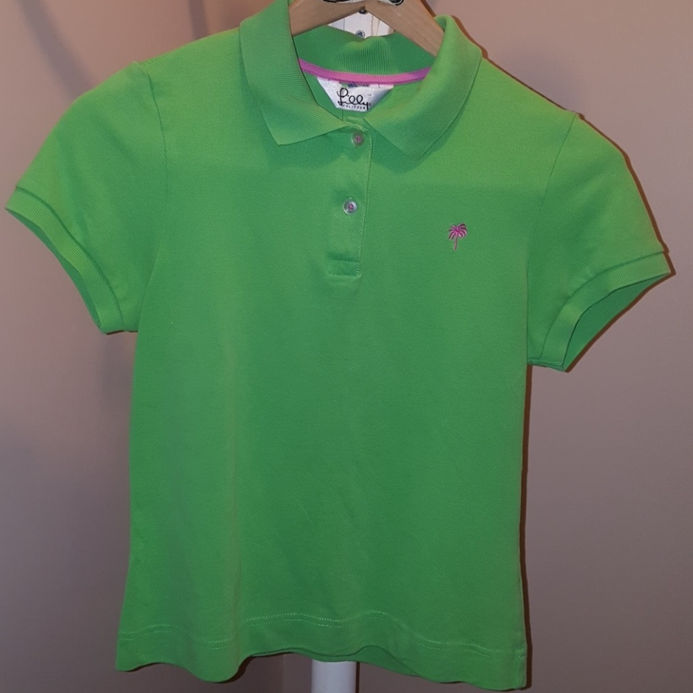 SOLD Lilly Pulitzer Green Polo