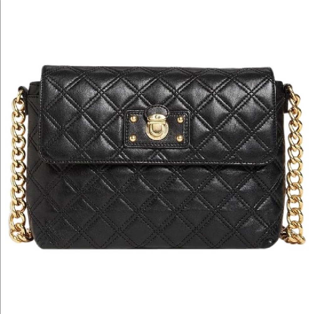 Marc Jacobs 'large quilting single' leather bag