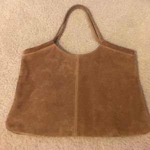 J. Crew Dark Tan Suede Shoulder Bag