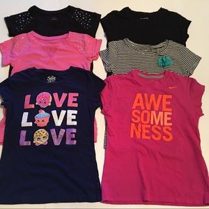 T-shirt bundle for Girls sz. 8, 7/8, M, Justice