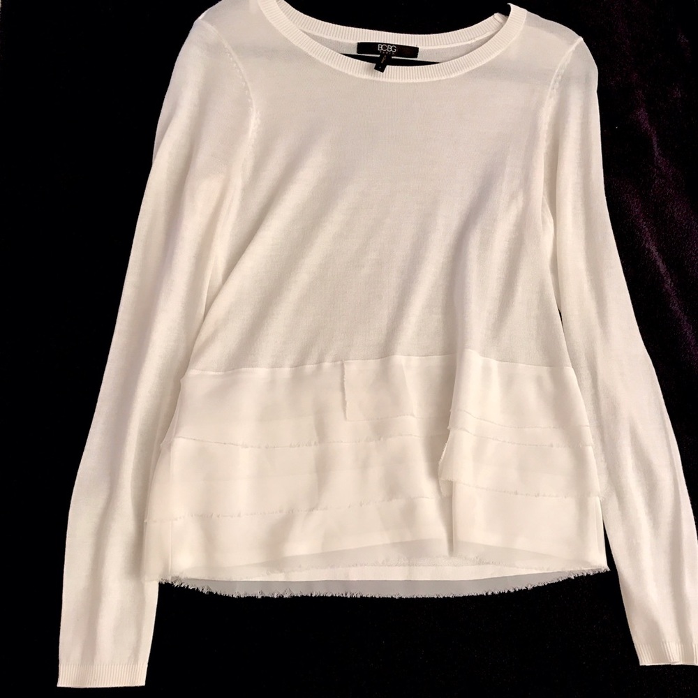 BCBG white top