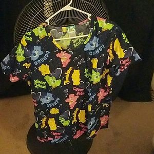 Care bear scrub top. Never worn. Still has tags.