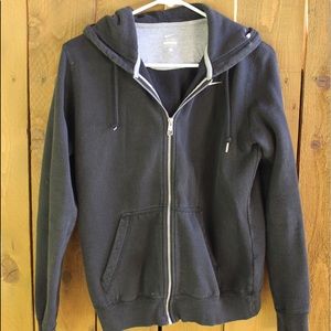 NIKE black fleece jacket