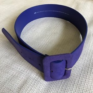 H&M thick purple belt, Sz XS