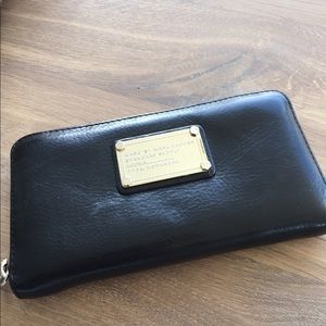 Marc by Marc Jacobs Black Zip Wallet