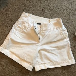 JCREW white shorts