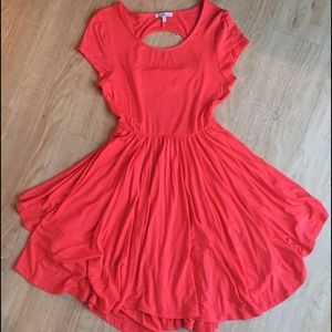 Bright Open Back Dress