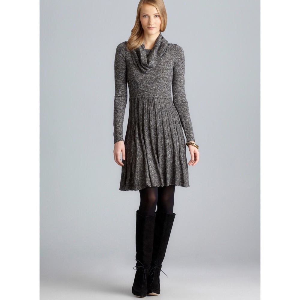 Cowl Neck Sweater Dress