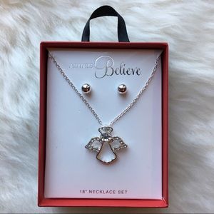 Angel Necklace & Earring Set