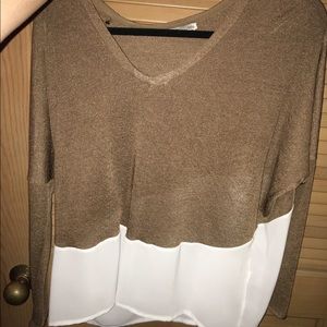 Zara two toned knit