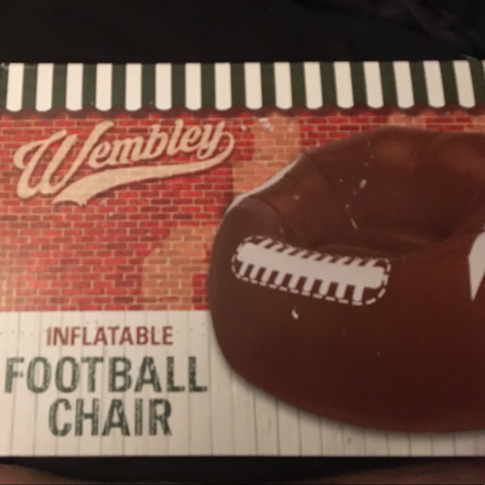 Wembley inflatable football chair