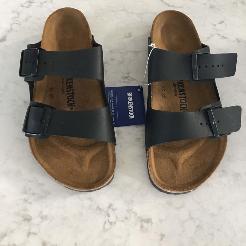 NIB Birkenstocks Arizona black size 40