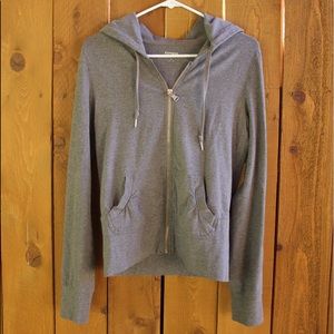 EXPRESS grey yoga jacket