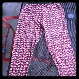 Tall and Curvy LulaRoe leggings bull dogs
