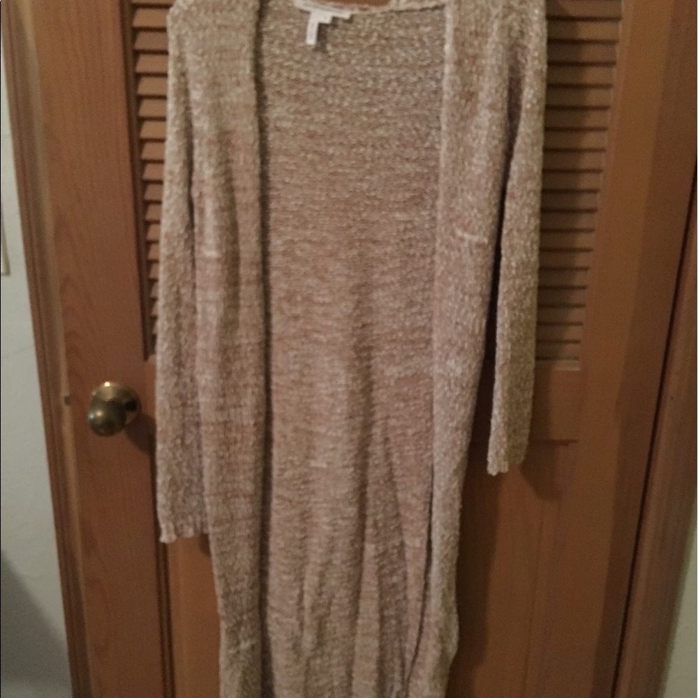 Bloomingdales aqua. Long cardigan