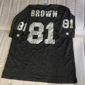Vintage champion Tim brown jersey