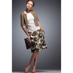 J. Crew Paintbrush Floral Belle Skirt