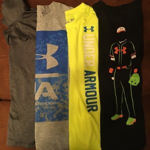 Boy's Under Armour shirts