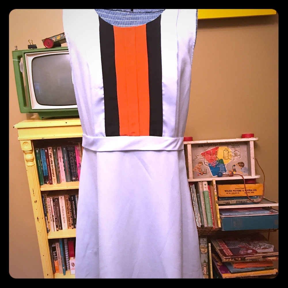 Super Fun Sleeveless "Tuxedo" Boutique Dress