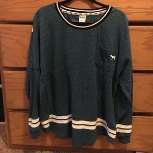 Victoria's Secret PINK blue crewneck size L