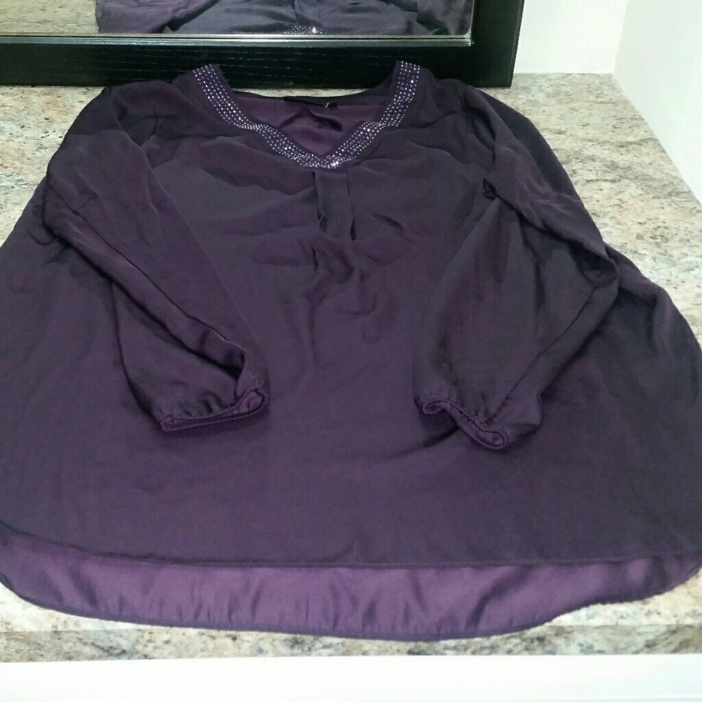 Apt 9 Womens Size Large Top Purple