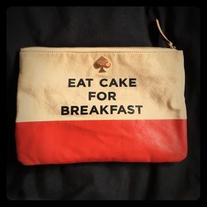 Kate Spade large color block pouch!!😻