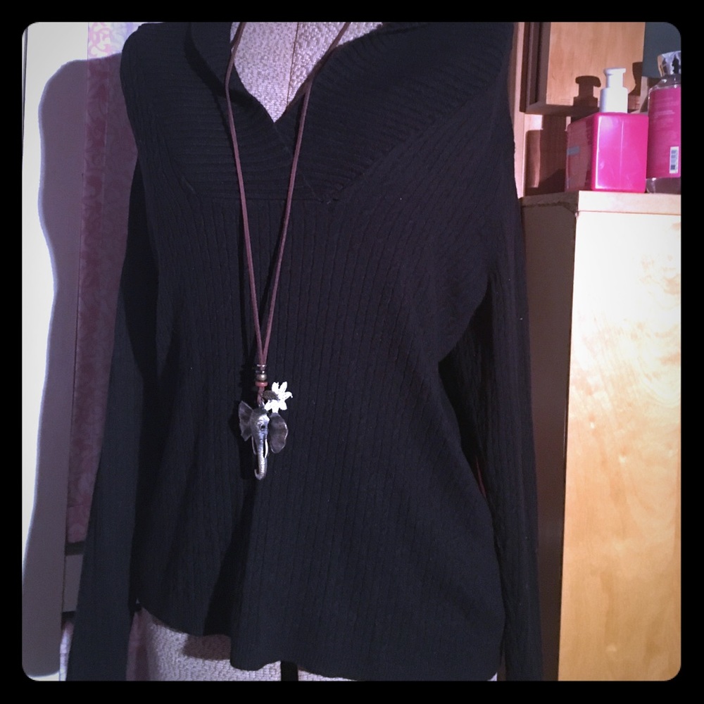 Black sweater
