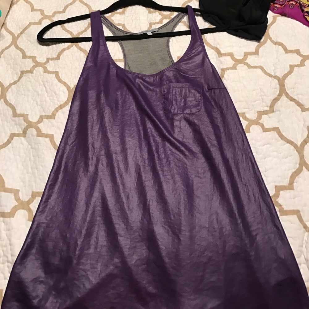 Purple tank