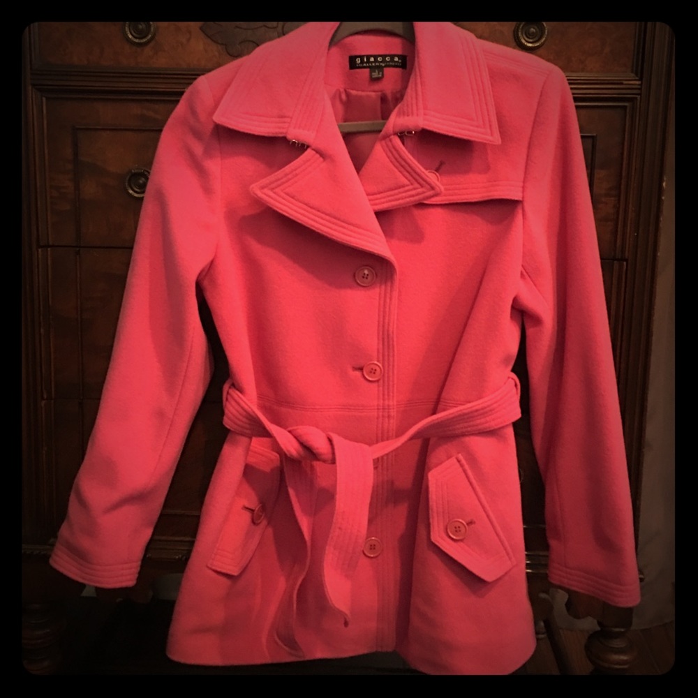 Pretty pink pea coat