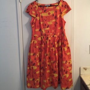 Emily & Fin Cranes at sunset 🌅 Dress XL