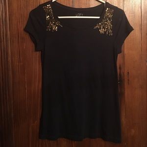 Loft Sequined Tshirt