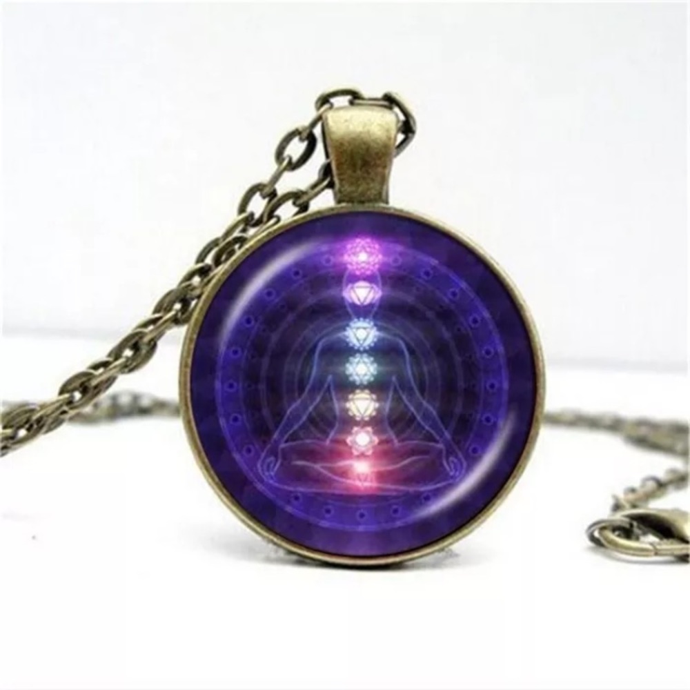 Yoga Buddhism Mandala Meditation Necklace