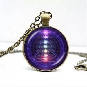 Yoga Buddhism Mandala Meditation Necklace