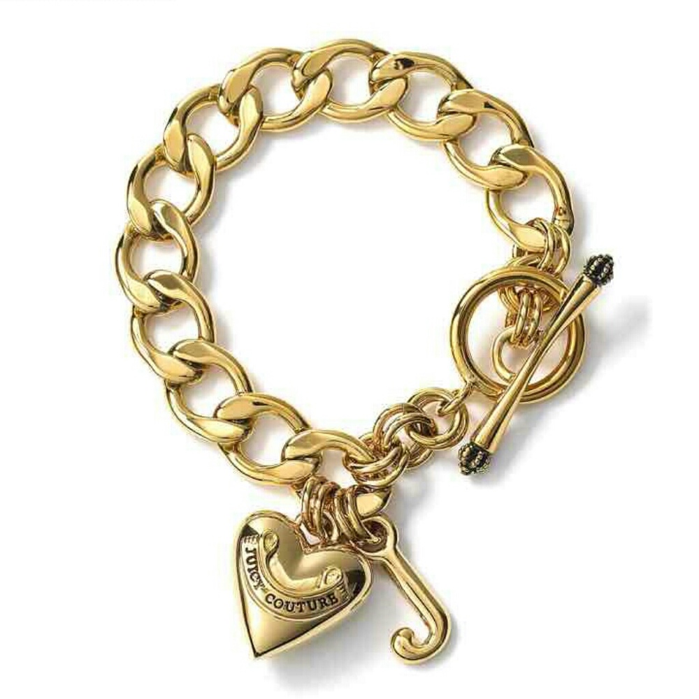 Juicy Couture Gold Charm Bracelet