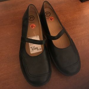 Black Rockport Mary Janes